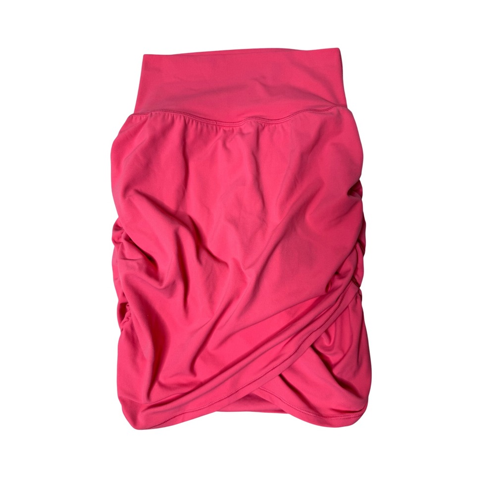 Athleta Transcend Skort Pink Active Wrap Skirt Built-in Shorts XS